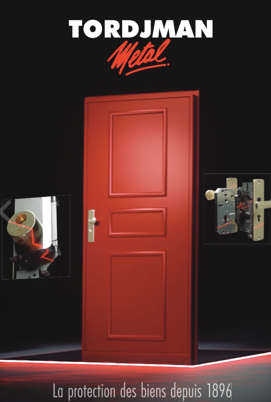 Tordjman Métal — La protection des biens depuis 1896, porte blindée avec cylindre et serrure ReeLax